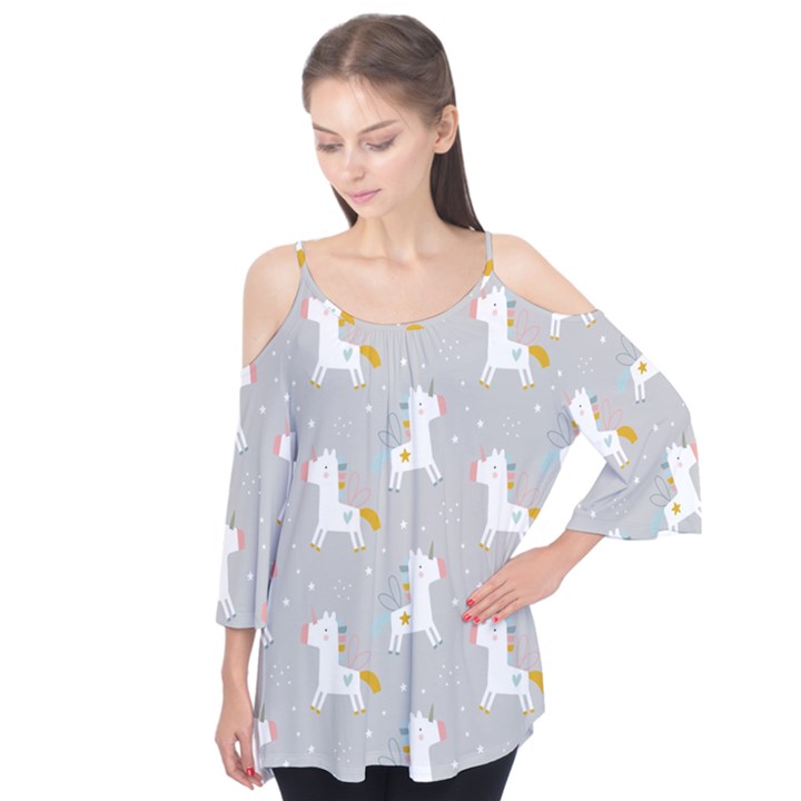 Cute unicorns Flutter Tees