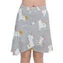 Cute unicorns Chiffon Wrap Front Skirt View1