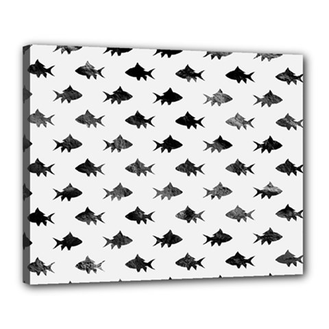 Cute Small Sharks   Canvas 20  X 16  (stretched)