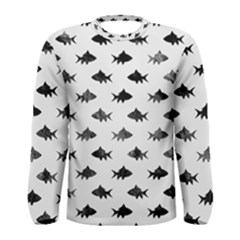 Cute Small Sharks   Men s Long Sleeve Tee by ConteMonfrey