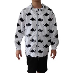 Cute Small Sharks   Kids  Hooded Windbreaker by ConteMonfrey