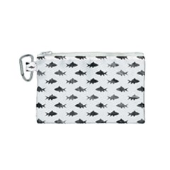 Cute Small Sharks   Canvas Cosmetic Bag (small) by ConteMonfrey