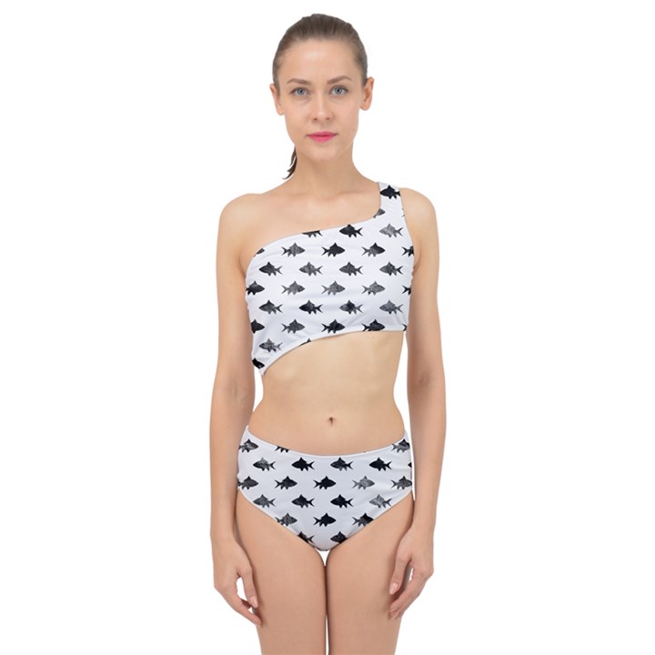 Cute Small Sharks   Spliced Up Two Piece Swimsuit