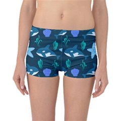 Whale And Starfish  Boyleg Bikini Bottoms by ConteMonfrey