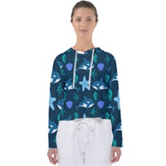 Whale And Starfish  Women s Slouchy Sweat by ConteMonfrey