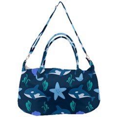 Whale And Starfish  Removal Strap Handbag by ConteMonfrey