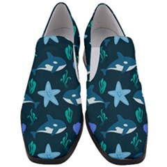 Whale And Starfish  Women Slip On Heel Loafers by ConteMonfrey