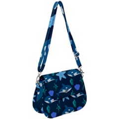 Whale And Starfish  Saddle Handbag by ConteMonfrey