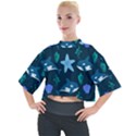 Whale and starfish  Mock Neck Tee View1