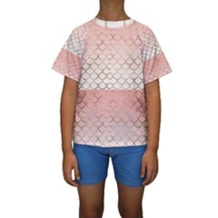 Mermaid Ombre Scales  Kids  Short Sleeve Swimwear by ConteMonfrey