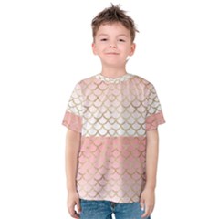 Mermaid Ombre Scales  Kids  Cotton Tee