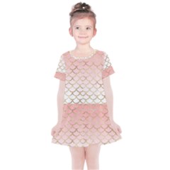 Mermaid Ombre Scales  Kids  Simple Cotton Dress by ConteMonfrey