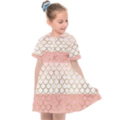 Mermaid Ombre Scales  Kids  Sailor Dress by ConteMonfrey