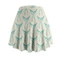 Blue Mermaid Tail Clean Mini Flare Skirt View2