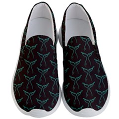 Blue Mermaid Tail Black Neon Men s Lightweight Slip Ons by ConteMonfrey