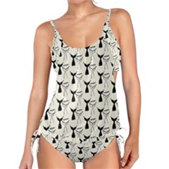 Black And White Mermaid Tail Tankini Set by ConteMonfrey