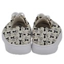 Black And White Mermaid Tail Kids  Low Top Canvas Sneakers View4