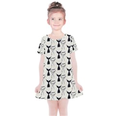 Black And White Mermaid Tail Kids  Simple Cotton Dress by ConteMonfrey