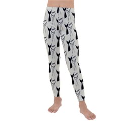 Black And White Mermaid Tail Kids  Lightweight Velour Leggings by ConteMonfrey