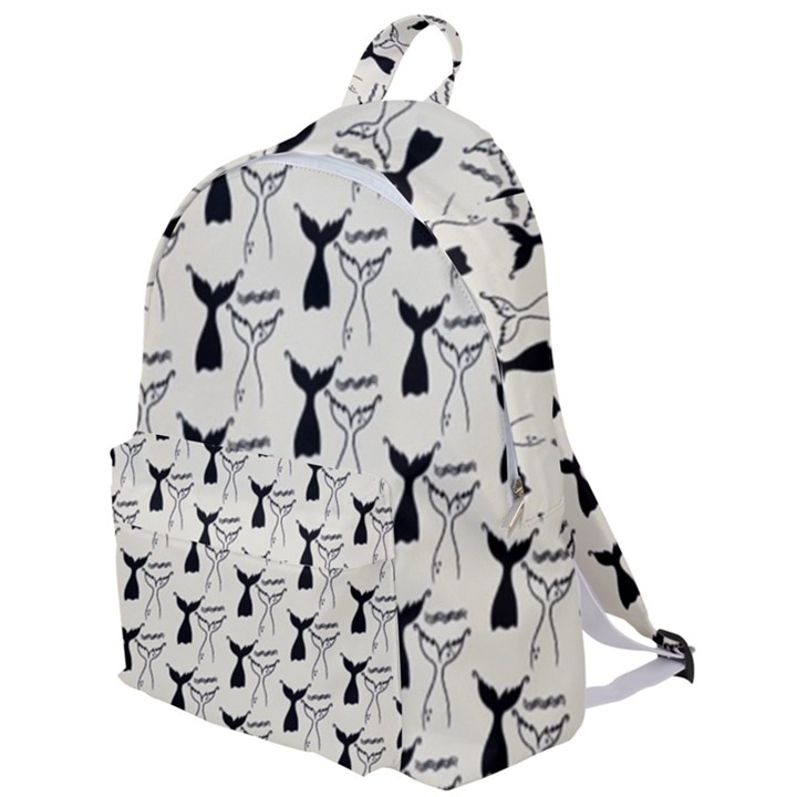 Black And White Mermaid Tail The Plain Backpack