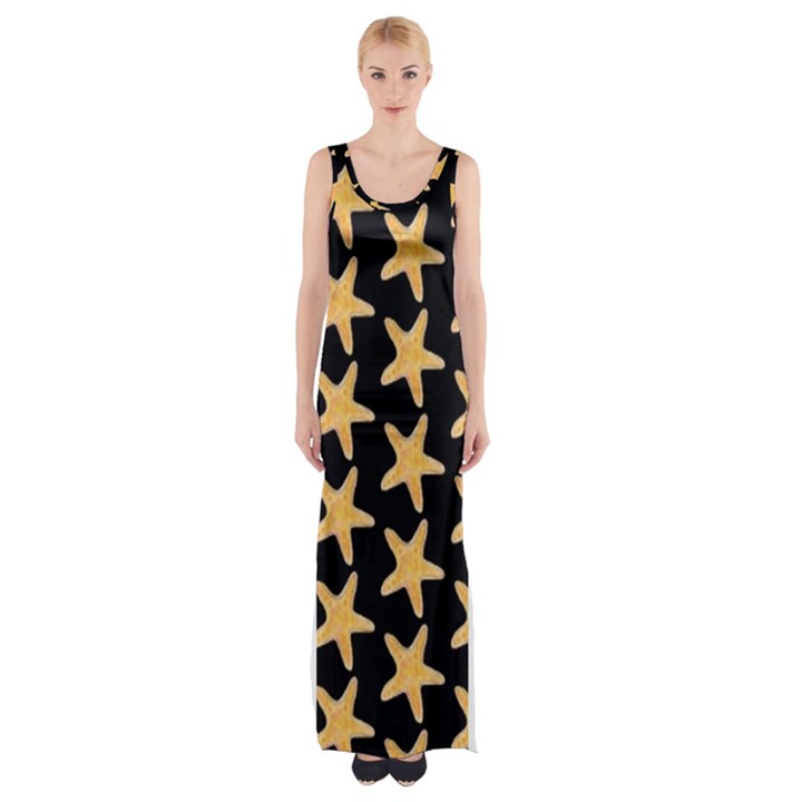 Starfish Minimalist  Thigh Split Maxi Dress