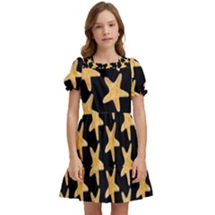 Starfish Minimalist  Kids  Puff Sleeved Dress by ConteMonfrey