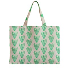 Watercolor Seaweed Zipper Mini Tote Bag by ConteMonfrey