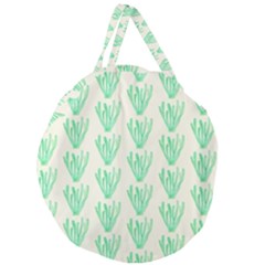 Watercolor Seaweed Giant Round Zipper Tote by ConteMonfrey