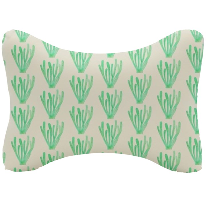 Watercolor Seaweed Seat Head Rest Cushion