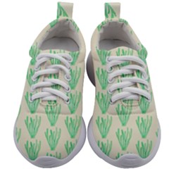 Watercolor Seaweed Kids Athletic Shoes by ConteMonfrey