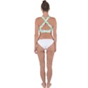 Watercolor Seaweed Cross Back Hipster Bikini Top  View2