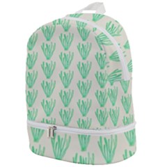 Watercolor Seaweed Zip Bottom Backpack by ConteMonfrey