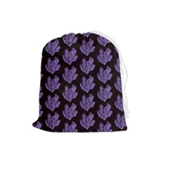 Black Seaweed Drawstring Pouch (large) by ConteMonfrey