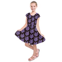 Black Seaweed Kids  Short Sleeve Dress by ConteMonfrey