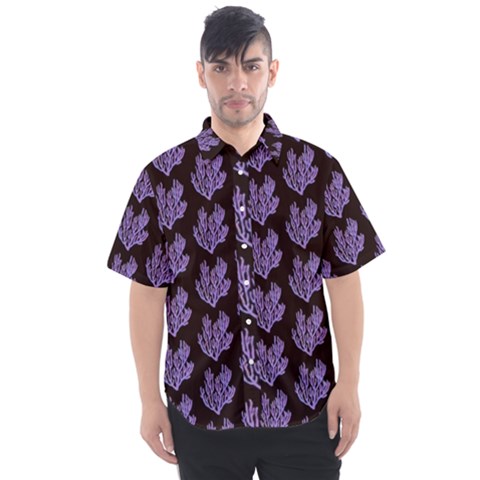 Black Seaweed Men s Short Sleeve Shirt by ConteMonfrey