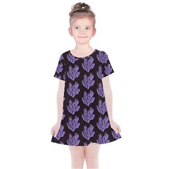 Black Seaweed Kids  Simple Cotton Dress by ConteMonfrey