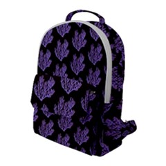 Black Seaweed Flap Pocket Backpack (large) by ConteMonfrey