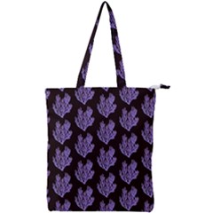 Black Seaweed Double Zip Up Tote Bag by ConteMonfrey