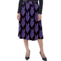 Black Seaweed Classic Velour Midi Skirt  View1