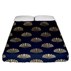 Cute Sea Shells  Fitted Sheet (queen Size) by ConteMonfrey