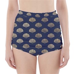 Cute Sea Shells  High-waisted Bikini Bottoms by ConteMonfrey