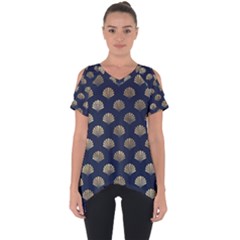 Cute Sea Shells  Cut Out Side Drop Tee by ConteMonfrey