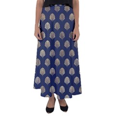 Cute Sea Shells  Flared Maxi Skirt by ConteMonfrey