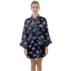 Cute Sea Shells  Long Sleeve Satin Kimono by ConteMonfrey