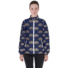 Cute Sea Shells  Women s High Neck Windbreaker by ConteMonfrey