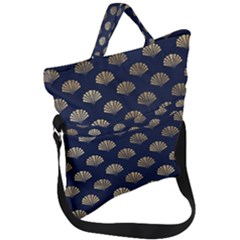 Cute Sea Shells  Fold Over Handle Tote Bag by ConteMonfrey