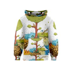 Natural Disaster Flood Earthquake Kids  Pullover Hoodie