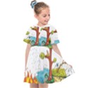 Natural Disaster Flood Earthquake Kids  Sailor Dress View1