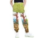 Natural Disaster Flood Earthquake Kids  Elastic Waist Pants View1