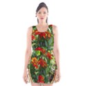 Flower Stained Glass Window Scoop Neck Skater Dress View1